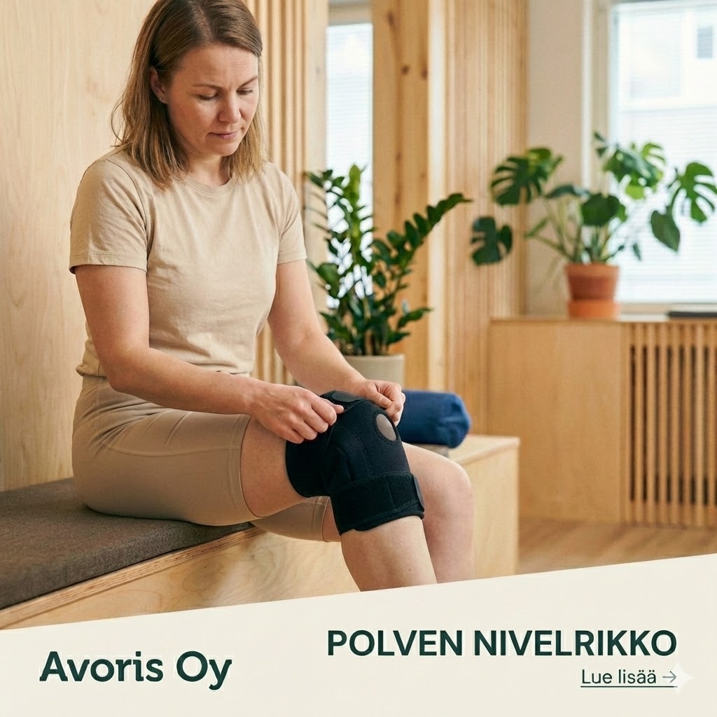 Påtagning av knästöd