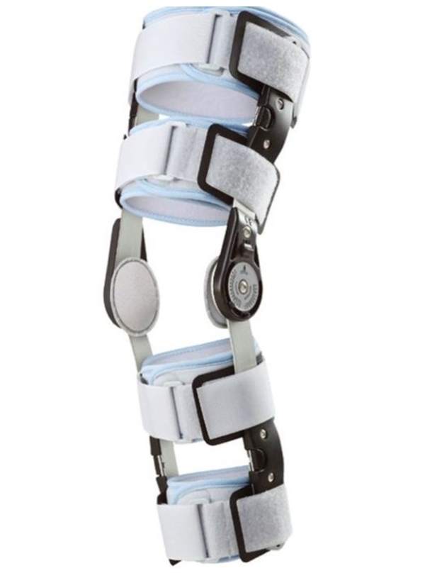 Qmed vinkeljusterbar knästöd, en storlek - Knästöd med sidoskenor - QKM06090 - 1