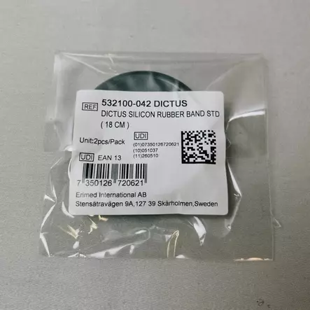 Erimed Dictus Bandet Gummiband, 2 st - Peroneusstöd dvs. stöd vid droppfot - 530100-042 - 2