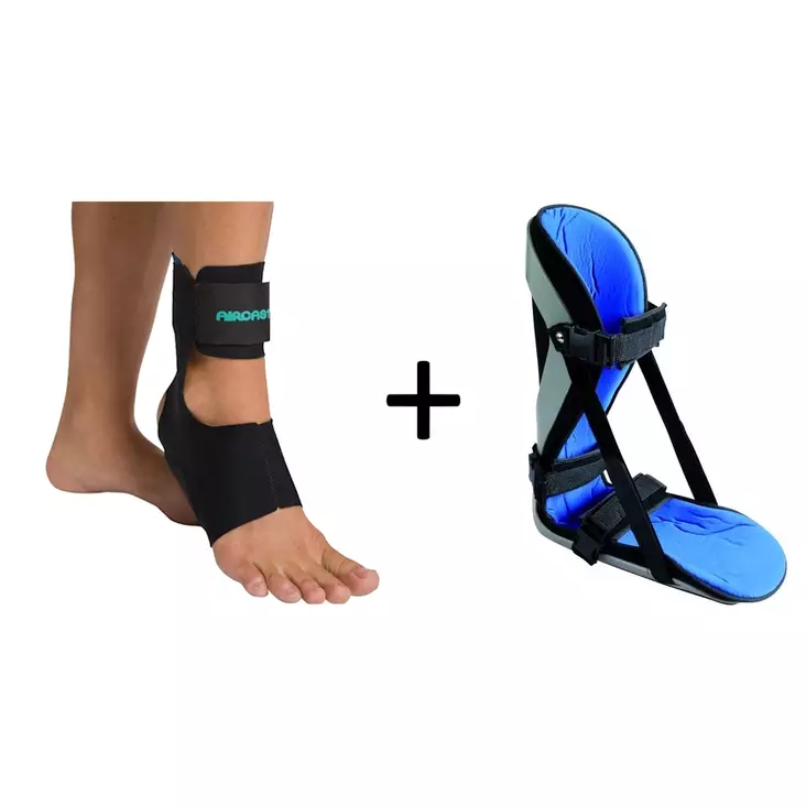 Paket för behandling av plantarfasciit - Stöd för plantar fasciit och nattskenor - PF-PAK - 1