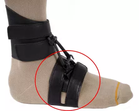 Erimed Dictus Bandet Fotmanschett - Peroneusstöd dvs. stöd vid droppfot - 530300-000LP - 1