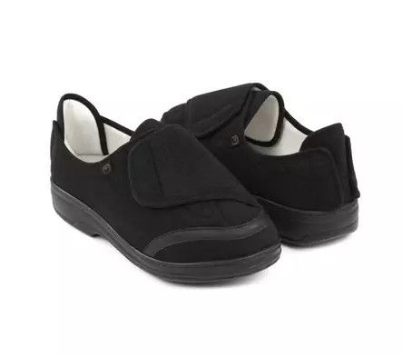 Klaveness Rehab 0875 Nåbling specialskor, svart - Skor för reumatiker och diabetiker - MS0875-35-002268P - 1