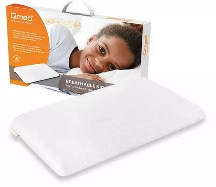 Qmed Breathable Kid Pillow Memory foam -kudde, barn - Stöd för vilo- och liggande ställning - DRQE3L0PAXXXP - 1