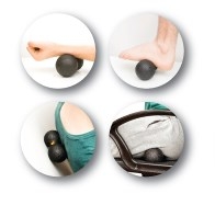 Qmed Duo Ball dubbelboll för muskelvård, 16 x 8 cm - Gymbollar, rullar och muskelvård - DRQM3K0LAXXXP - 2