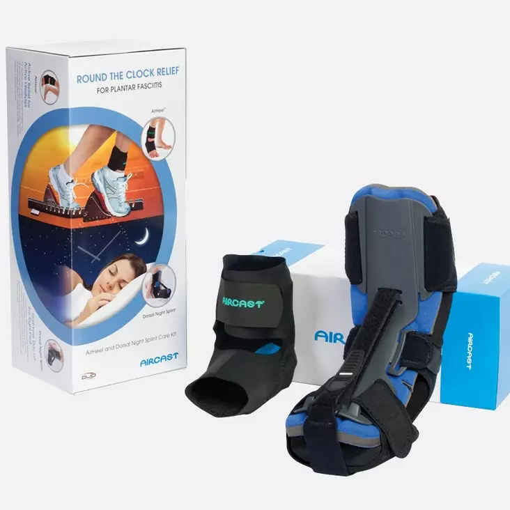 Aircast 09PK Airheel + Dorsal Night Splint -Kit - Stöd för plantar fasciit och nattskenor - 09PKLP - 1