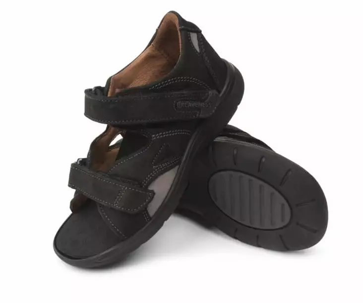 Klaveness Medical 9321 Tracer stödsandaler, svart - Stödsandaler - ME9321-20-1205P - 1