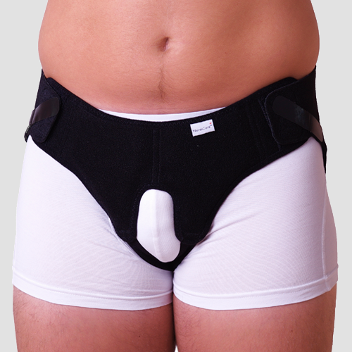 Nordicare 50215 Balder Dubbel Bråckband/ljumskbråckbandage, svart - Ljumskbråckbandage - 502150030P - 1