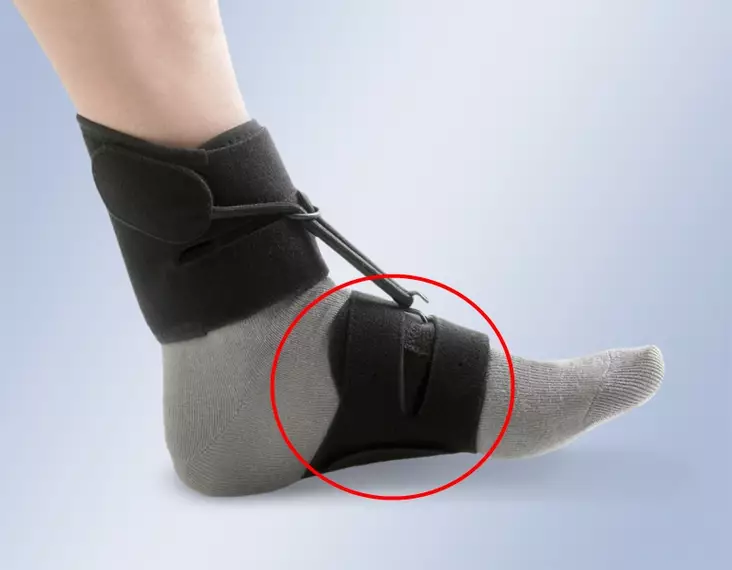 Orliman AB12 Boxia Fotmanschett - Peroneusstöd dvs. stöd vid droppfot - AB12D1P - 1