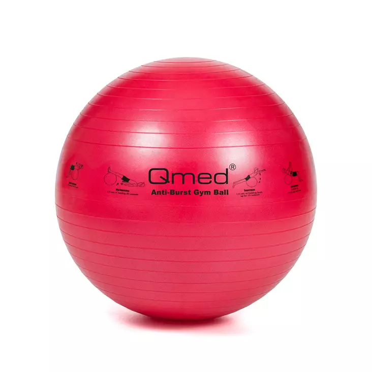 Qmed ABS GYM Ball Gymboll, röd, 55 cm - Gymbollar, rullar och muskelvård - DRQM3A0NA002P - 1