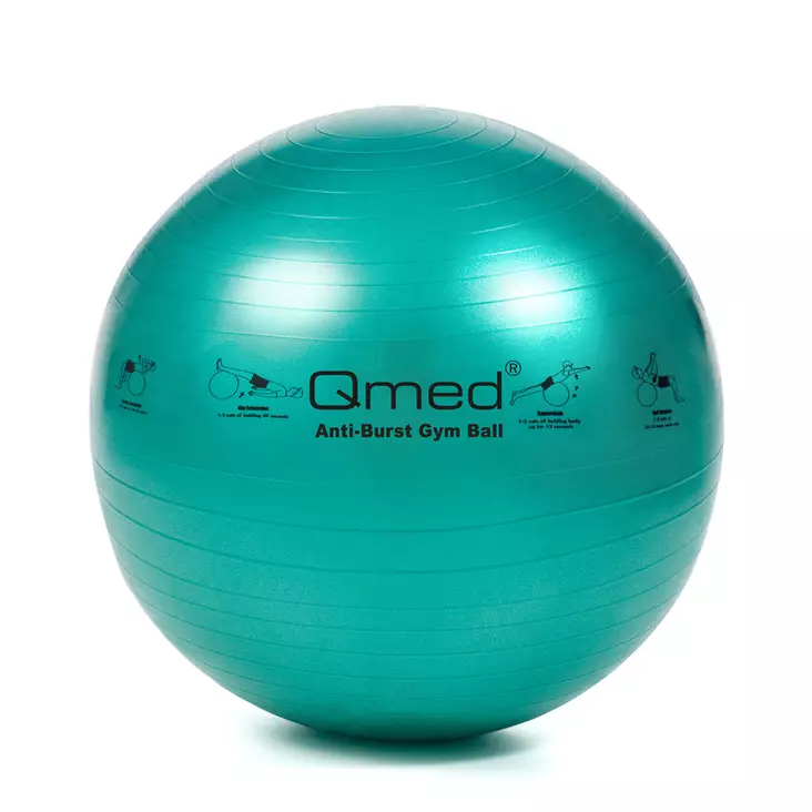 Qmed ABS GYM Ball Gymboll, grön, 65 cm - Gymbollar, rullar och muskelvård - DRQM3A0NA003P - 1
