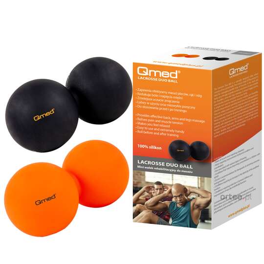 Qmed Lacrosse Duo Ball dubbelboll för egenvård - Gymbollar, rullar och muskelvård - DRQM3U0KBXXXPP - 1
