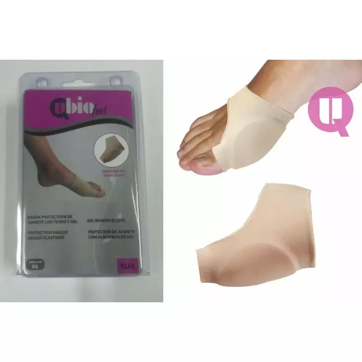 Ubio Skydd för hallux valgus med geldyna - Stöd för snedställd stortå - 802210P - 1