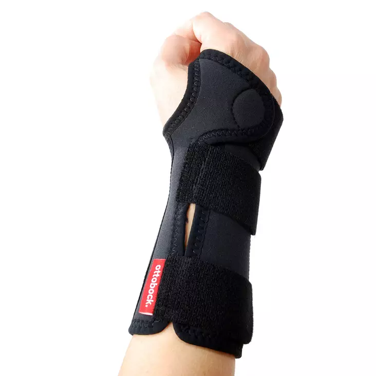 Ottobock 4142 Manu 3D Handledsstöd, svart - Handledsstöd med skena - 4142L-L-7P - 1